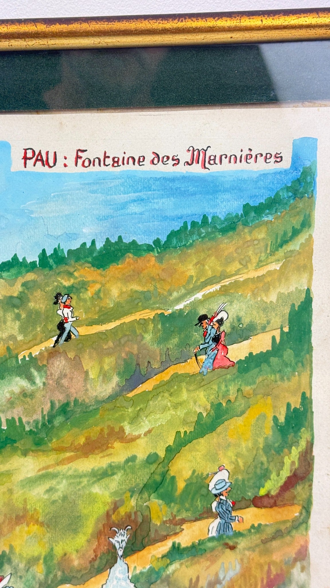 Paul Mirat – titre Pau : Fontaine des Marnières