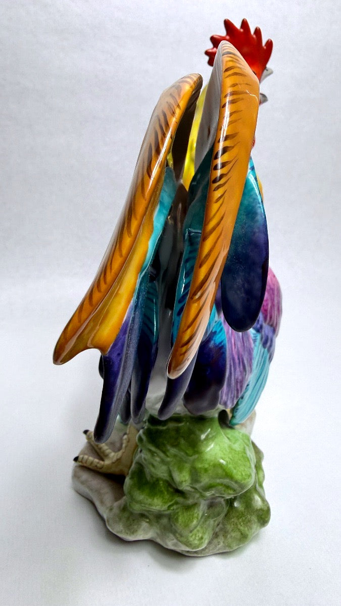 Limoges, grand coq en porcelaine d'art – vue 10
