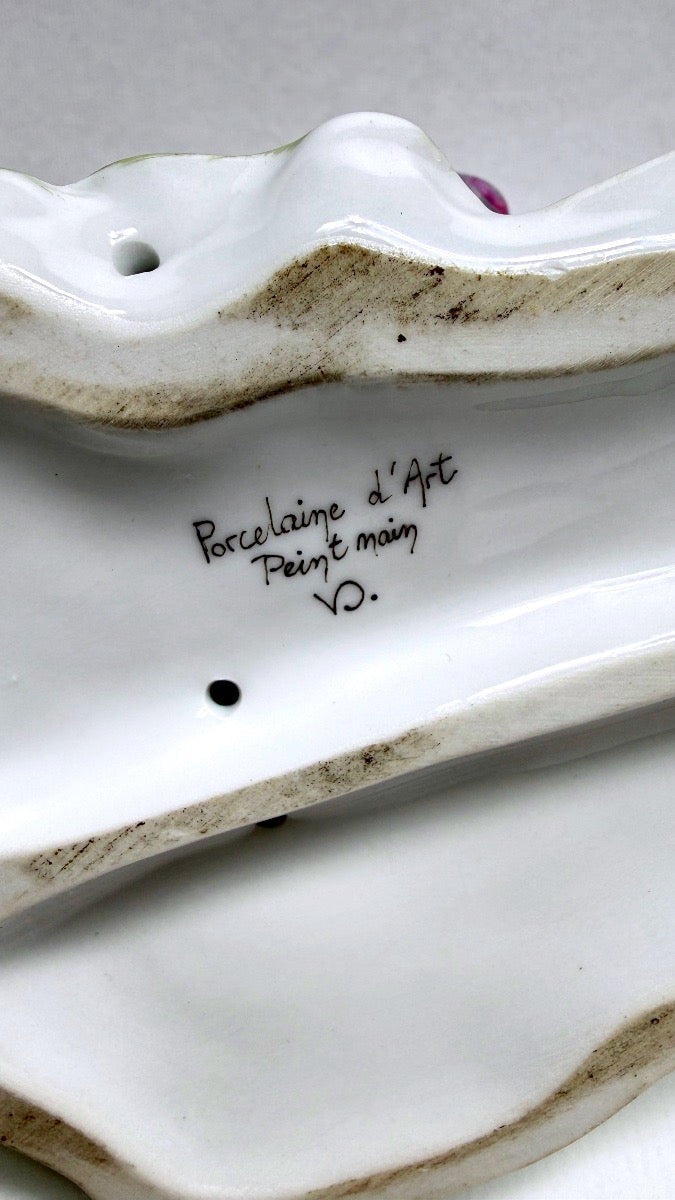 Limoges, grand coq en porcelaine d'art – vue 12