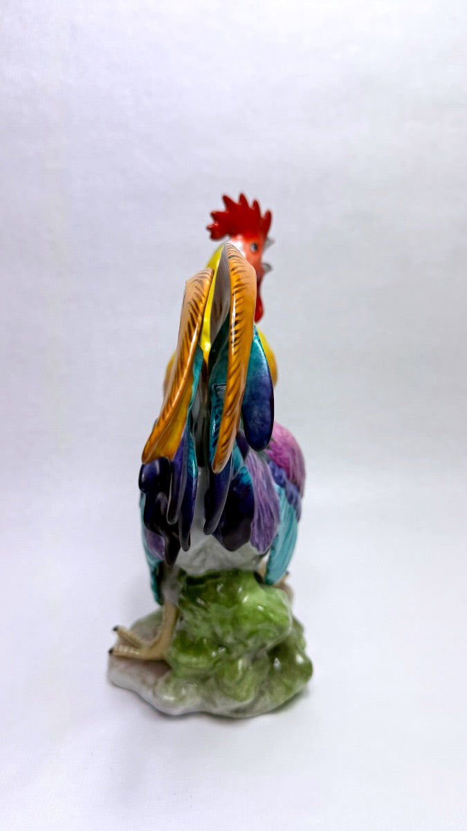 Limoges, grand coq en porcelaine d'art – vue 4