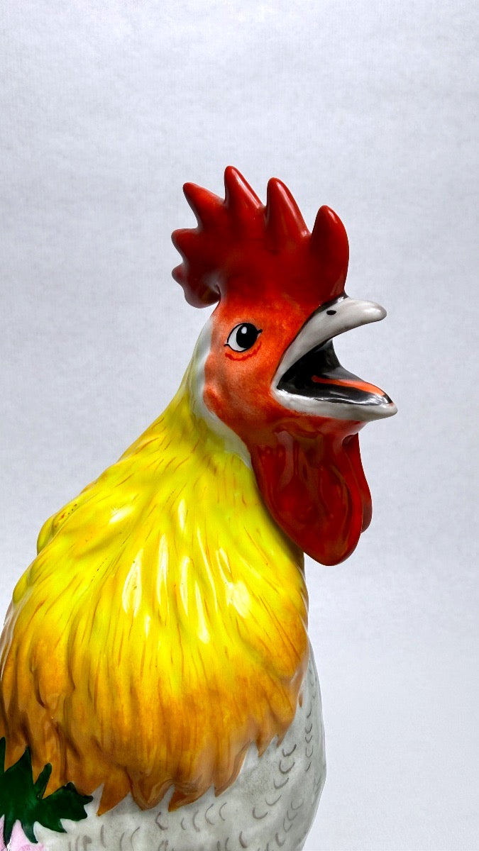 Limoges, grand coq en porcelaine d'art – vue 5