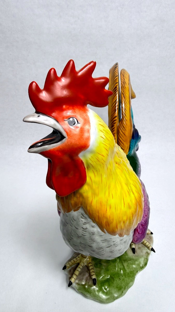 Limoges, grand coq en porcelaine d'art – vue 6