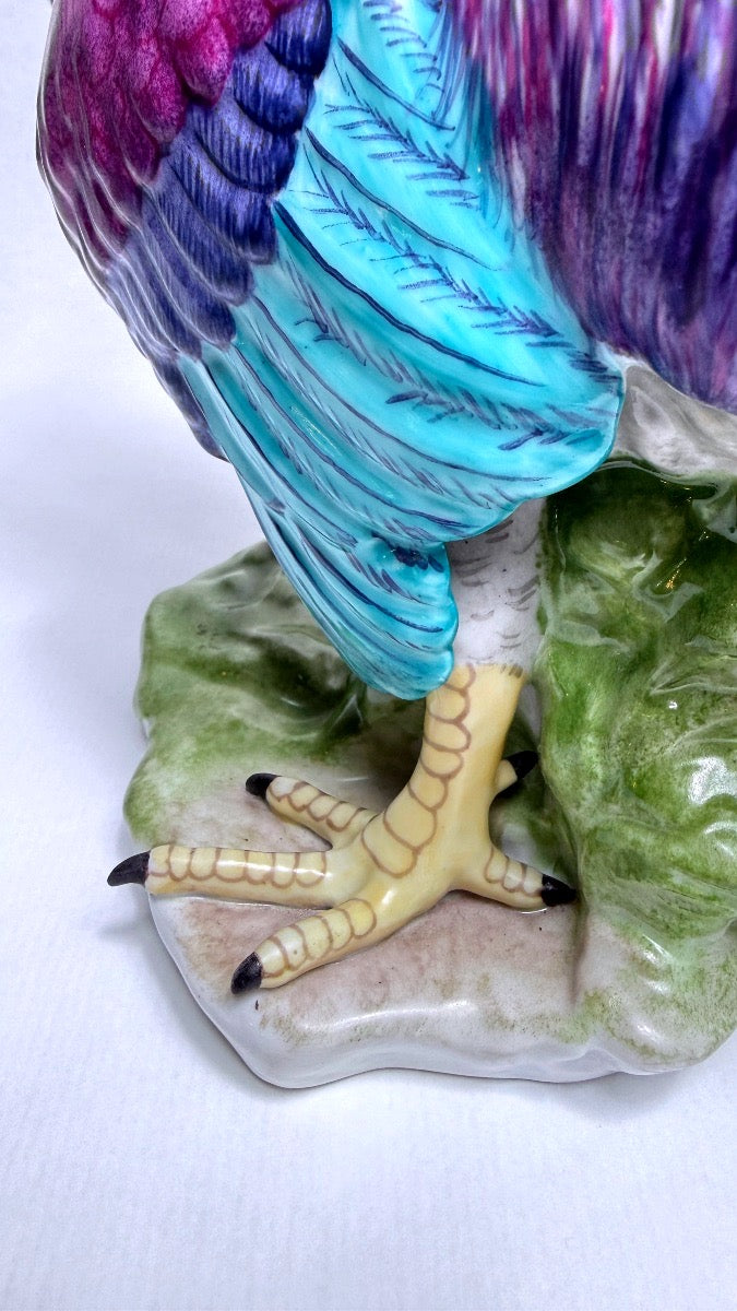 Limoges, grand coq en porcelaine d'art – vue 8