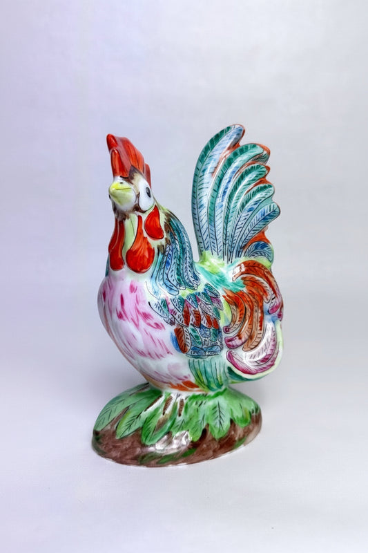 Limoges, Coq en porcelaine Pastaud-Coquet – vue 1